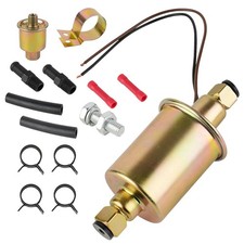 12V Universal Electric Fuel Pump 5-9 PSI 30GPH Gasoline and Diesel Fuel Trans...