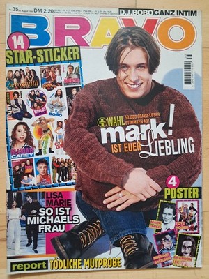 BRAVO Nr.35 vom 25.8.1994 Wet Wet Wet, Michael Jackson, Brandon Lee, Take That
