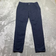 Bonobos Mens Slim Taper Chinos Navy Blue Stretch Pants 32 Futs 31" Golf Preppy