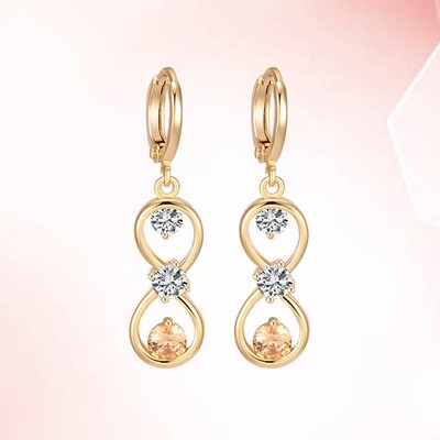  Minimalistische Zirkon Ohrringe Modeschmuck Geschenk Erklärung Schmuck für