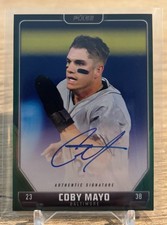 2024 Pulse Baseball Coby Mayo On Card Emerald Auto Autograph #'d /25 Orioles