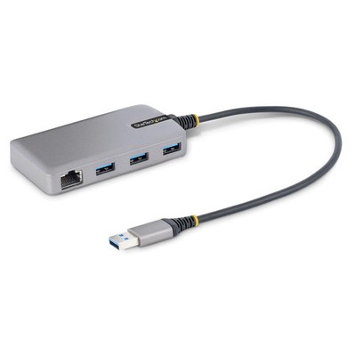 StarTech.com 3-Port USB 3.0 Hub 3x USB-A, 1x GB-LAN