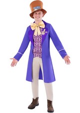 Adult Size Mens Willy Wonka and The Chocolate Factory Fancy Dress Costume