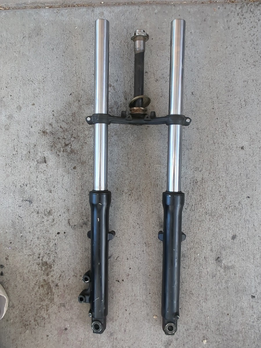 もりのり 88-07 Kawasaki EX250 Ninja 250R left right forks front suspension