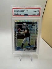 2023 Donruss Opic COLOR MATCH  Aidan O’Connell Silver Wave /300 RC PSA 10