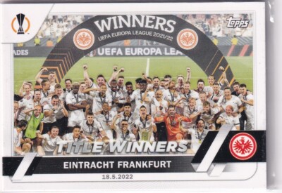 Topps CL Club Competition 22/23 Nr. 118 Eintracht Frankfurt Title Winners