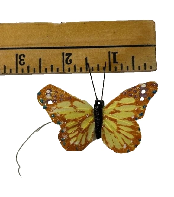 Mariposas Boda Fiesta Decoración Floral Regalos 3D Colorido Artificial Maniquí Artesanía Foto 4 de 4