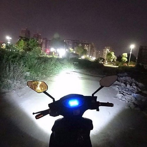 Motorcycle Headlight Spot Light 15 LED 1000LM Motos ATV UTV Scooter LightingBLI - Picture 7 of 12