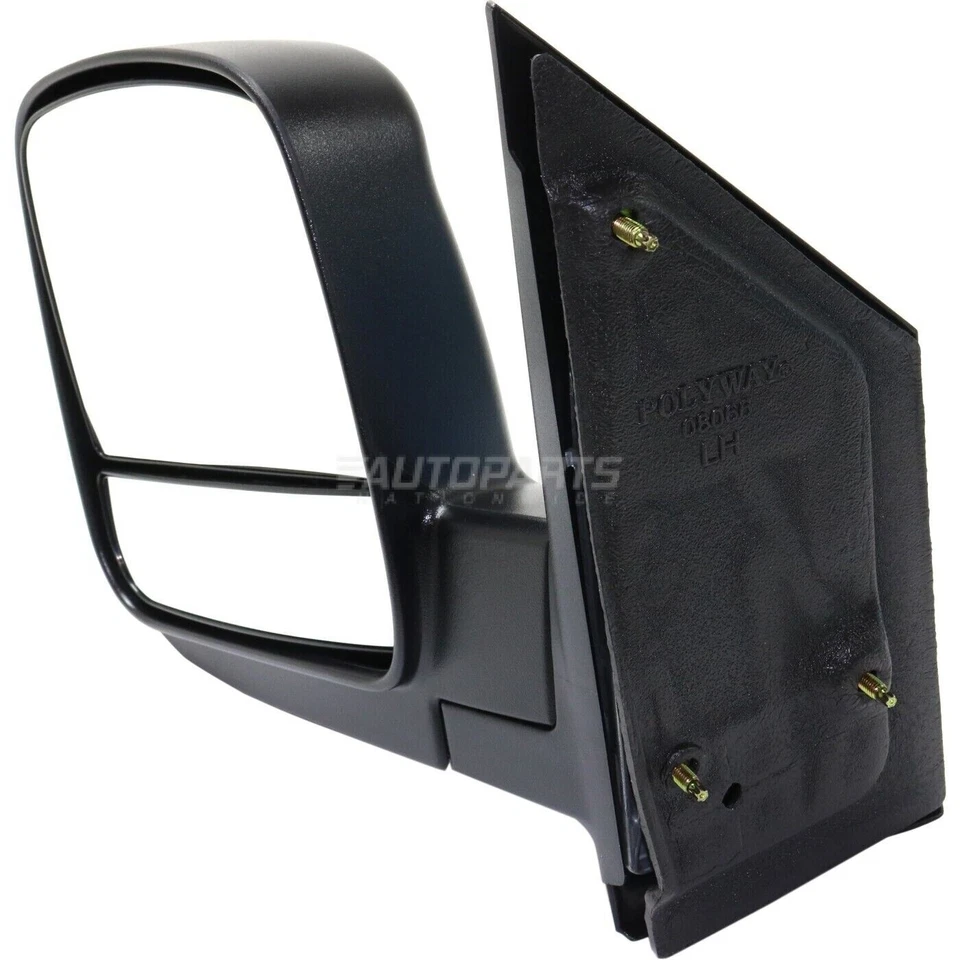 New Left Right Manual Door Mirror Fits 2008-21 Chevrolet Express 2500 Dual Glass Foto 3 de 4
