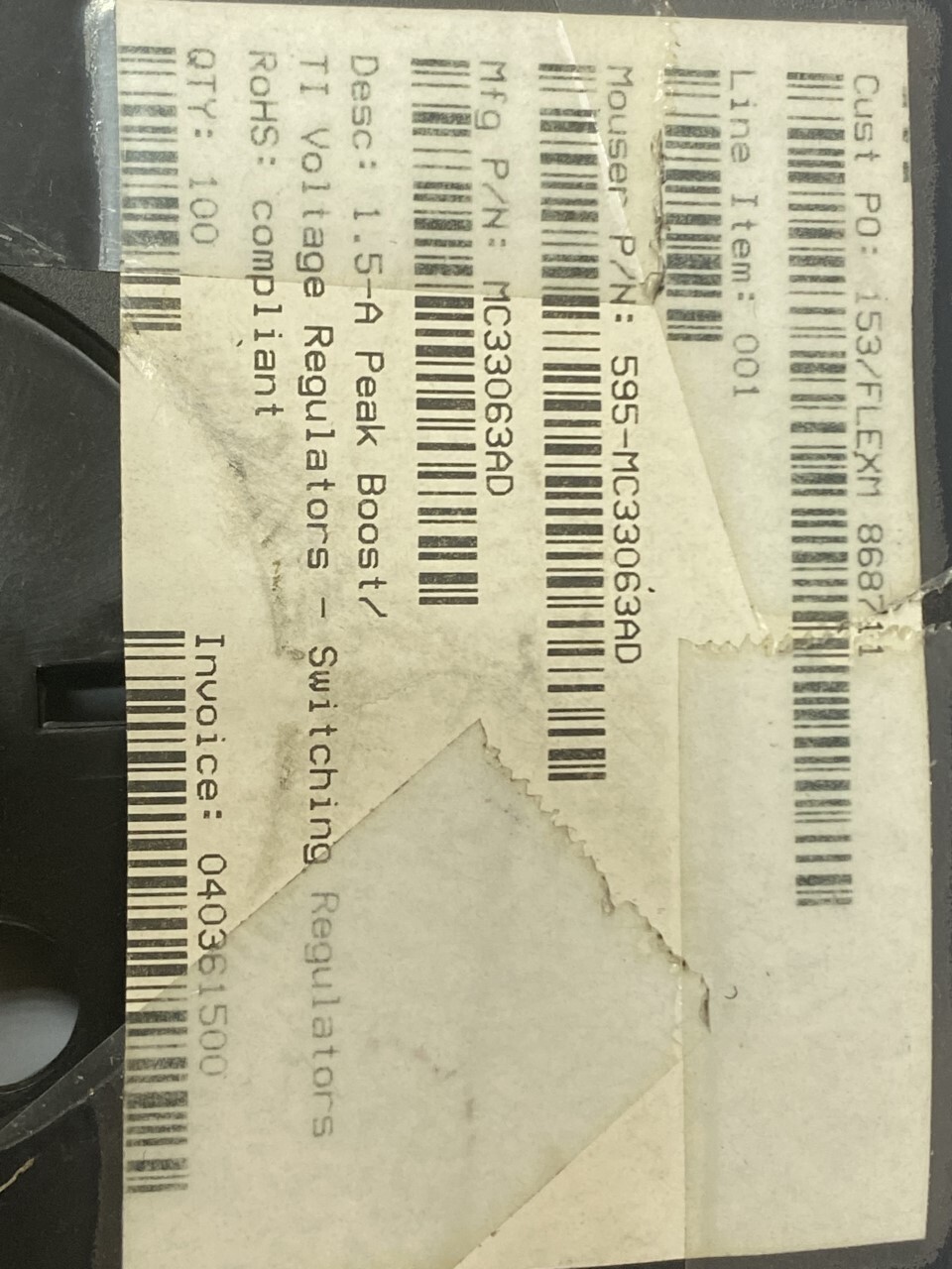 Lot x 84 MC33063AD IC REG BUCK BST ADJ 1.5A 8SOIC | eBay