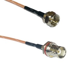 RG316 F MALE to BNC FEMALE SM BULKHEAD RF Cable Rapid-SHIP LOT