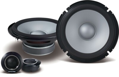 Alpine S2-S65C 160W RMS 6.5'' 2-way Component Speaker System