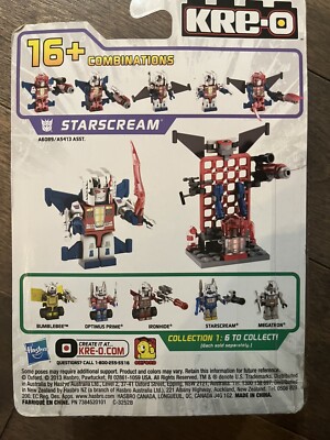 トランスフォーマー KRE-O カスタムクレオン 3体セット Hasbro Transformers KRE-O Lego Custom Pack KREON STARSCREAM A6089