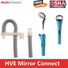 Dental HVE Mirror Connect Kit Complete Kit tubing, or Refill, Connector HuFriedy