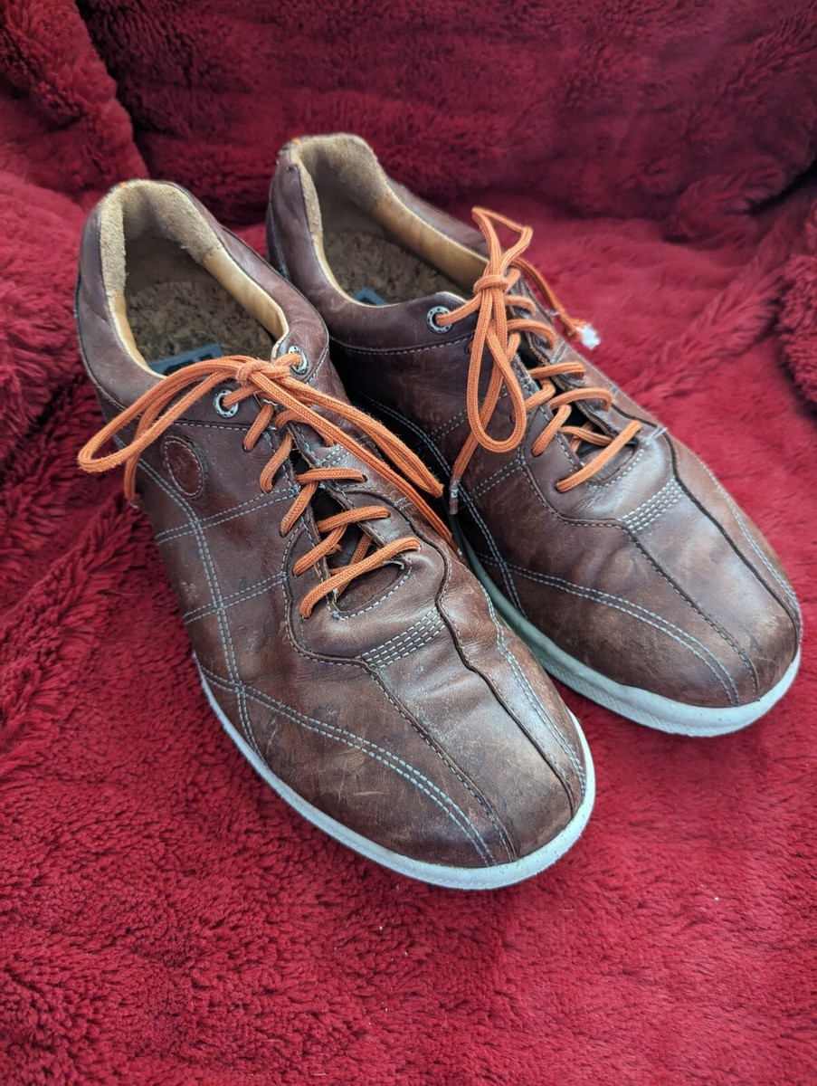 Footjoy Men\'s Golf Versaluxe Shoes Size 10 Spikeless Golfing Shoes Brown Color FJ FootJoy Versaluxe Brown Leather Spikeless Golf Shoes  main image 3