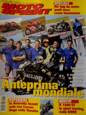 Motosprint 4 2005 Test Malesia: le nuove moto GP. Suzuki vola con Corser