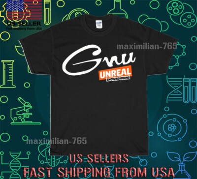 NEW SHIRT GNU SKI AND SNOWBOARD RACING LOGO T-SHIRT SIZE FUNNY S-5XL
