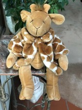 Cute Russ Berrie Gisella Giraffe Plush 15" Stuffed Animal in giraffe print Coat