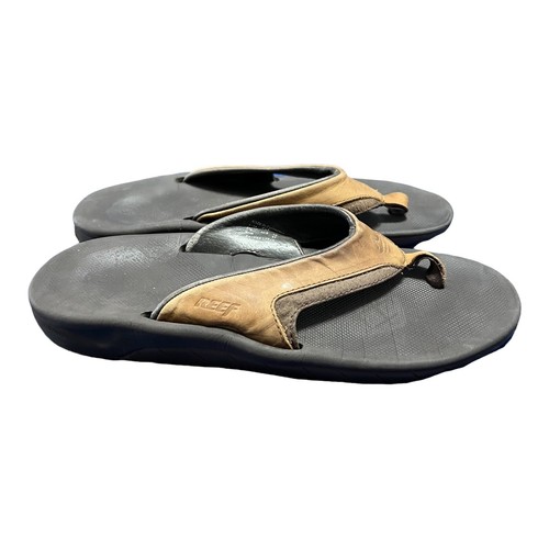 Reef Mens Flip Flops Brown/Tan US Size 