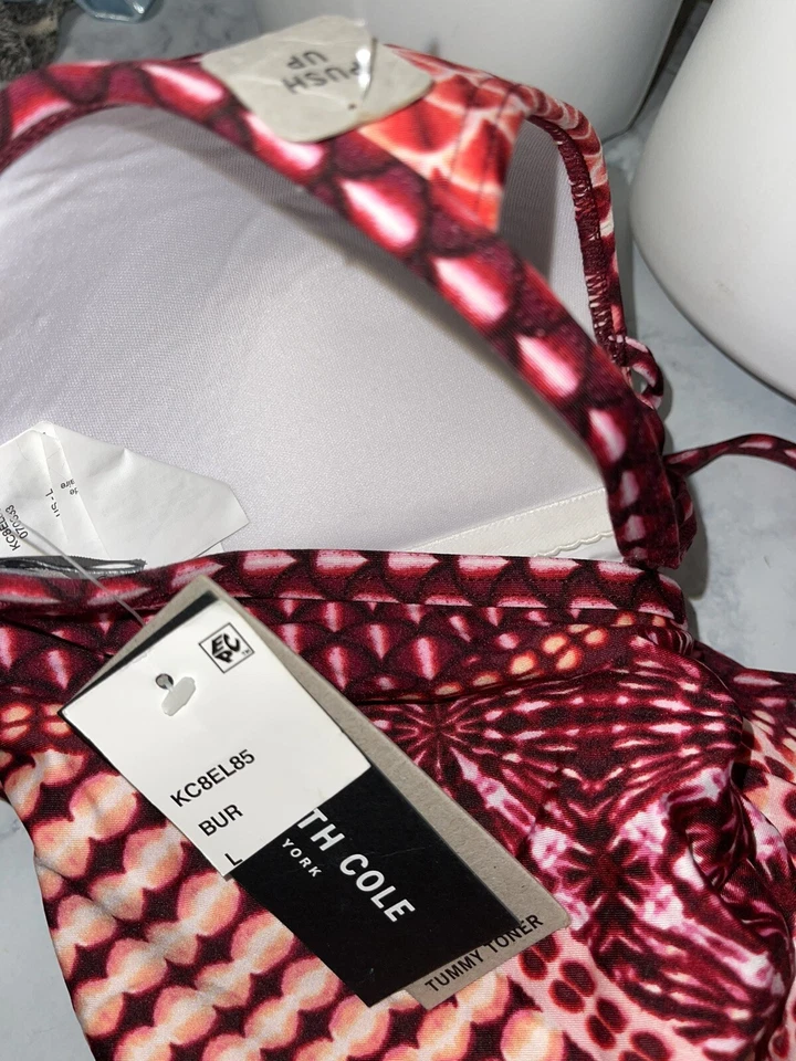 Camiseta sin mangas Kenneth Cole NY Paradise push-up tóner abdominal para mujer, talla grande Foto 4 de 4