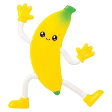 Rhode Island Novelty - BENDABLE BANANA FIGURE (4 inch) - New Toy