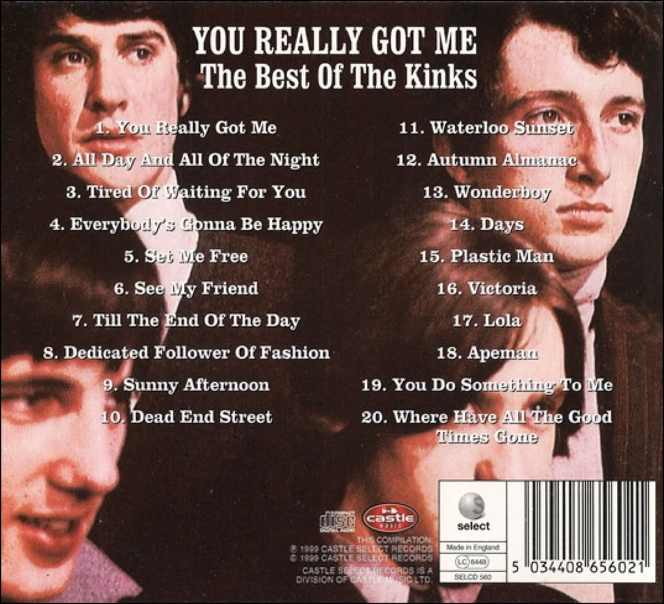 THE KINKS * 20 Greatest Hits * New CD * All Original Recordings (60's & 70's) Foto 3 de 3