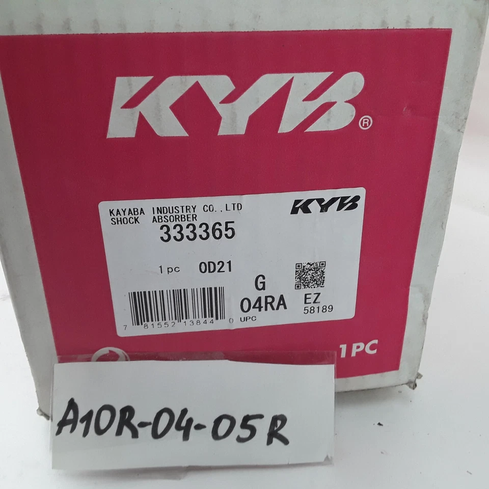 Черная задняя левая стойка подвески в сборе KYB 333365 подходит для Kia Spectra 2001-2004 - Изображение 4 из 4