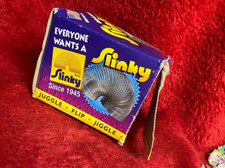 Vintage Original Slinky Walking Spring Toy in Original Box