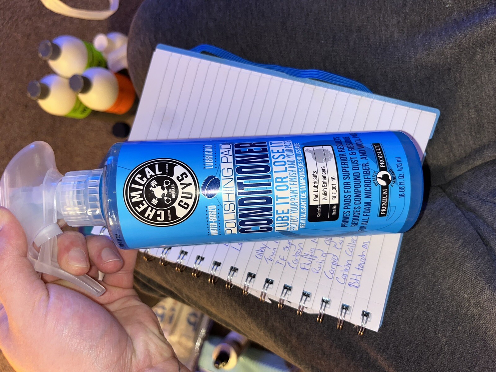 Chemical Guys Polishing & Buffing Pad Conditioner Spray 16oz for sale