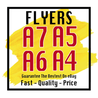 A7-A6-A5-A4-A3 Flyers / Leaflets Printed Full Colour Flyer Leaflet Printing 