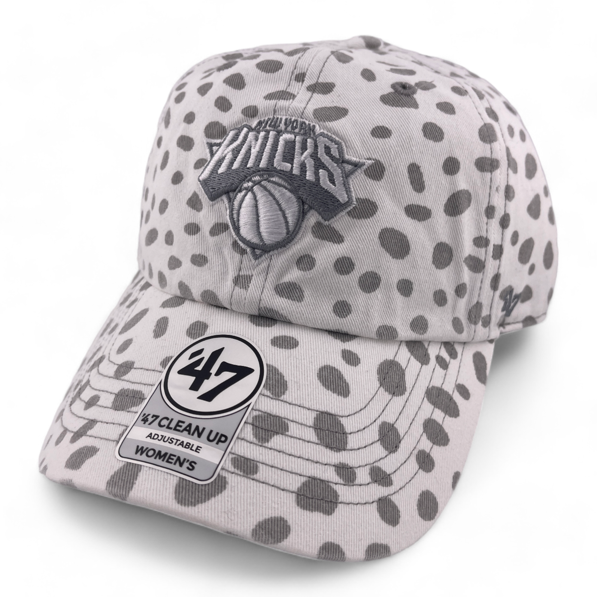 47 Brand New York Knicks NBA Cheetah Womens Clean Up Adjustable