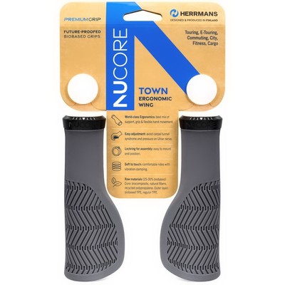 Herrmans Griff Nucore Town'' wave 130/130mm grau