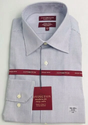 Covington 100% 纯棉条纹男士礼服衬衫