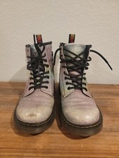 Dr. Martens 1460 Pascal J Womens Size US 5 Rainbow Glitter Combat Boots. S-1
