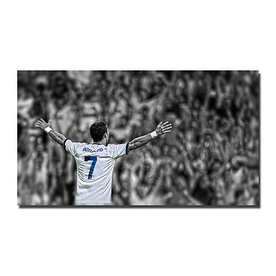 Cristiano Ronaldo Real Madrid Super Star Soccer Player Silk Poster 13X24/'/' J013