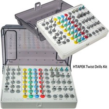 Implant Taper Fixture Surgical Guide Twist Drills Instruments Kit HIOSSEN Osstem