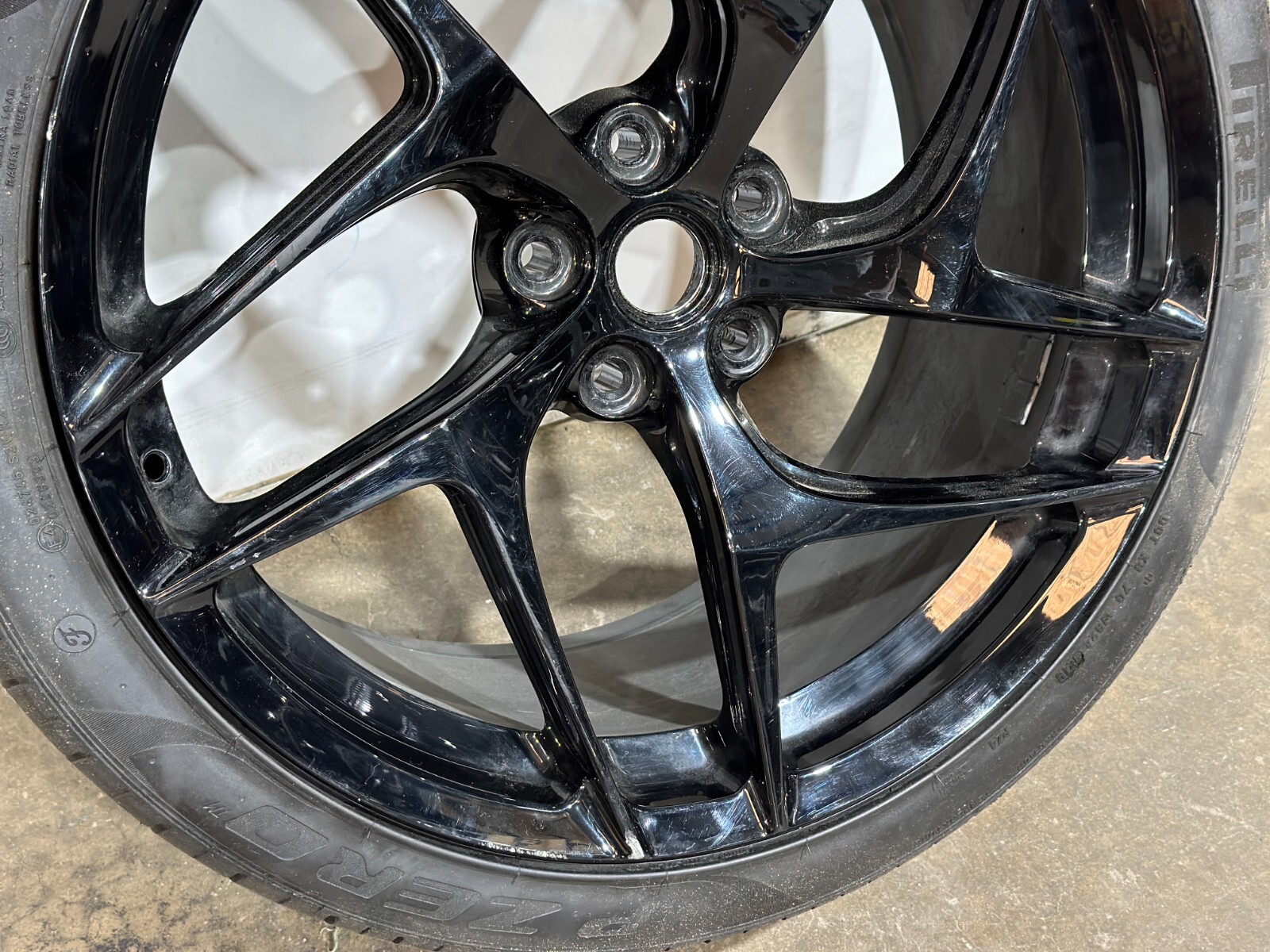 FERRARI 812 SUPERFAST 10x20 ET48 OEM FRONT BLACK WHEEL RIM