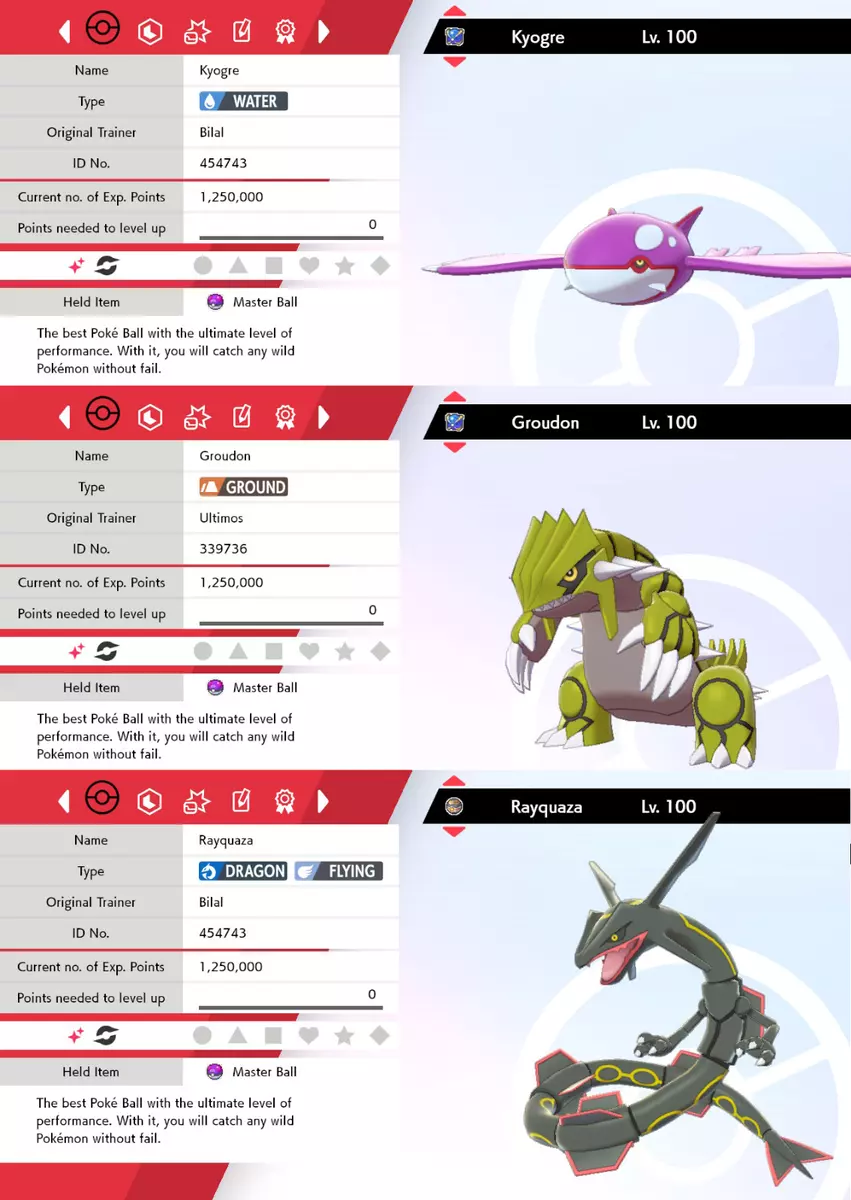 Pokemon Sword and Shield Home Full Galar Pokedex Ultra Shiny 6IV BATTLE  READY