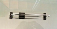 Appendiabiti estensibile acciaio cromato 30 cm appendino porta asciugamani bagno