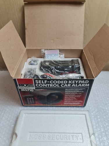 Alarma de coche de seguridad Moss MS710 autocodificada control de teclado - Imagen 6 de 14