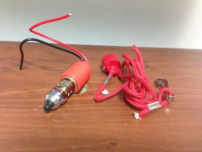Pactrade Marine Boat Magento Kill Switch Red Cap Rope Lanyard 12V 15A