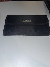 Vtg. Case It BMI CD Holder Organizer Holds 24 CDs Black - With Free CD s