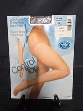 JCPenney Control Top Super Shaper Pantihose Long Taupe NWT