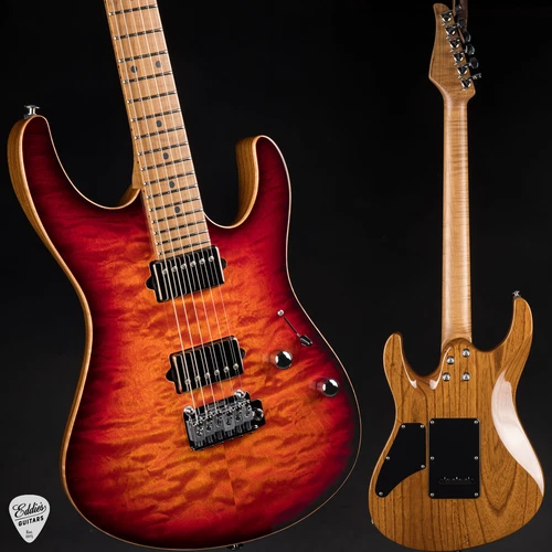 Suhr Modern Quilt Roasted - Inferno Burst #85919