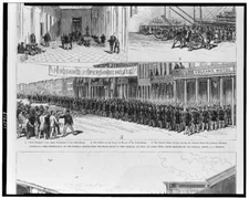 8" x 10" Photo Withdrawal, Federal Troops, State House, New Orleans