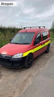 Dach Rackschiene Passend FüR Vauxhall Opel Combo C 2001 - 2011 Van Oberteil Alu