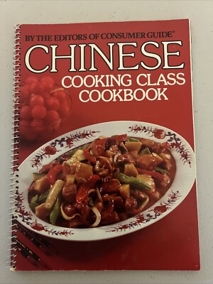 Chinese Cooking Class Cookbook - Spiral-bound By Consumer Guide - GOOD
