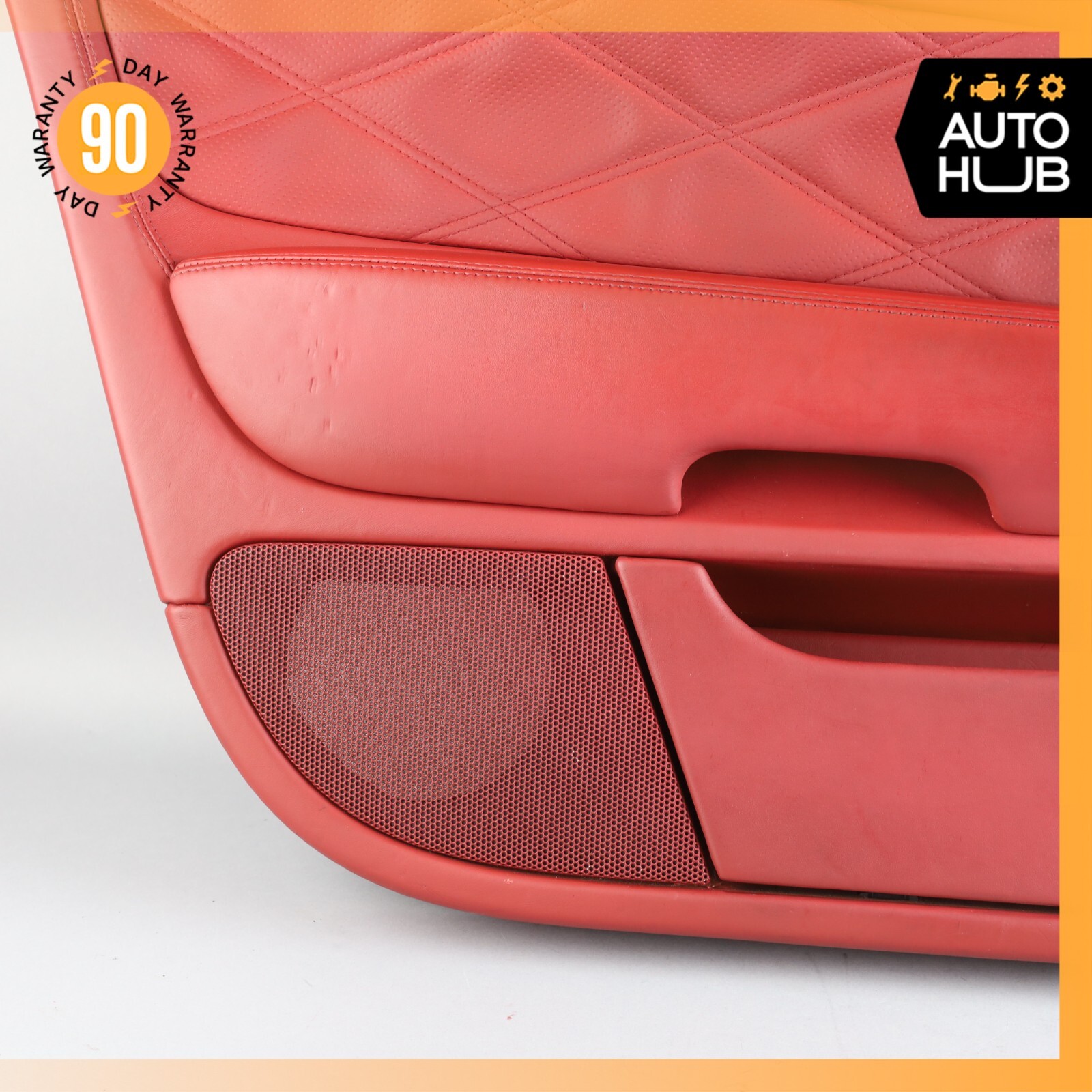 03-10 Bentley Continental GT Left Driver Side Interior Door Panel Red OEM 73k