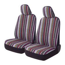Autoyouth Universal Auto Baja Saddle Blanket Bucket Seat Cover Weave Pink