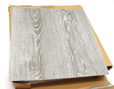 40 Sheets Vinyl Flooring 12'' x 12'' Peel & Stick Floor Tile Waterproof Gray Color